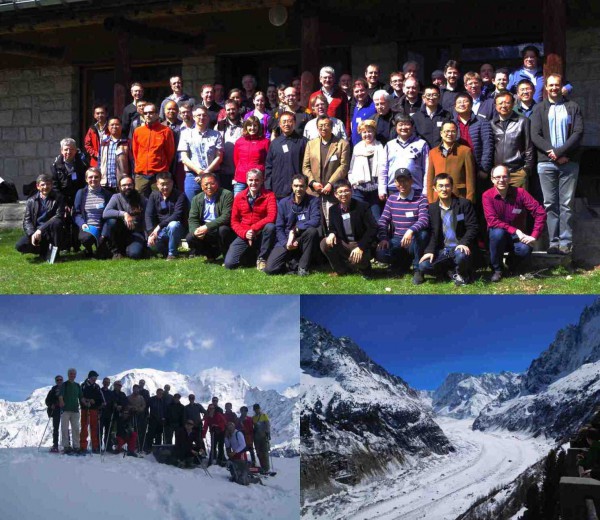 This workshop, organized by a committee of Sino-French scientists gathered 70 participants and was hold in the country setting and friendly site of Ecole de Physique des Houches. It was also the moment to present the beauty of the Chamonix valley during a sunny afternoon. (@CEA)