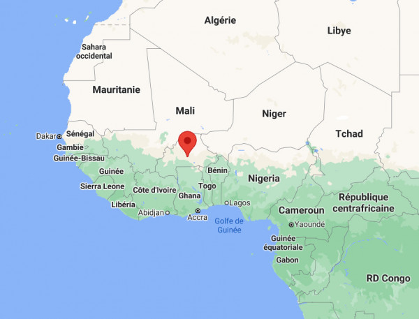 Location of the Ouagadougou station, global view.